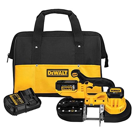 DEWALT 20V MAX Portable Band Saw Kit (DCS371P1)