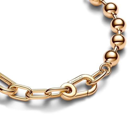 Pulsera con cuentas PANDORA ME de 14k y eslabones de cadena 2