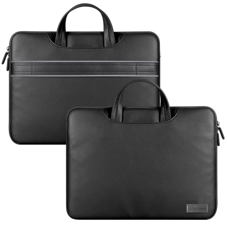 TechTrendz Anti-Scratch Water Resistance 13 14 inch Professional Laptop Bag Sleeve With Handle Compatible With Macbook Air/MacBook Pro,Side Sling Belt,Laptops - Grey (B0D7MNQ724) Amazon Price History, Amazon Price Tracker