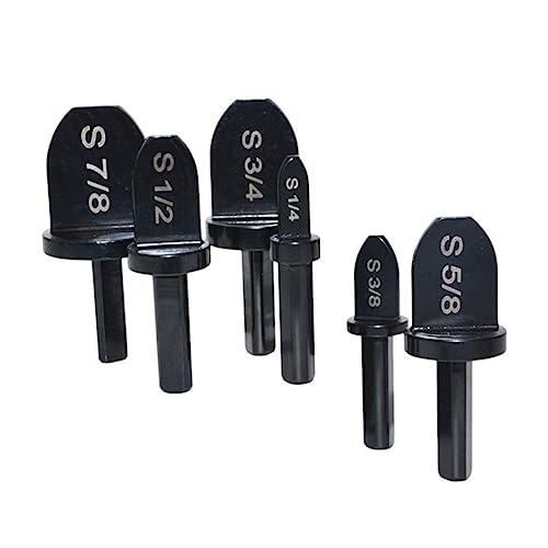 Uonlytech 6 Piezas Expansor de tubería de cobre Herramienta práctica aire acondicionado Herramienta económica aire acondicionado expansor de aire acondicionado broca para tubo de cobre Black