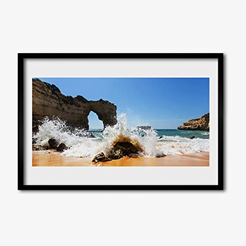 Affiche avec cadre de salon Beach Sea Waves Tulup 60x40 pour créer une ambiance évasion