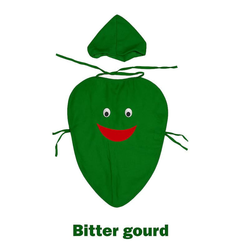 Image of FancyDressWale Fruit & Vegetable Fancy Dress Costume for Kids | Free Size 2-10 Years | School Fancy Dress, Stage Shows, Theme Parties