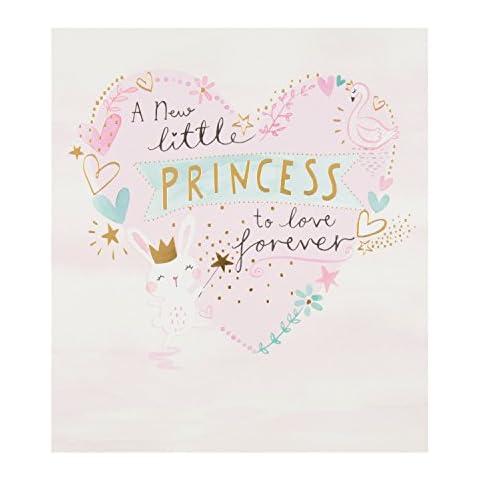 Hallmark Baby Girl "Princess" Card Cover