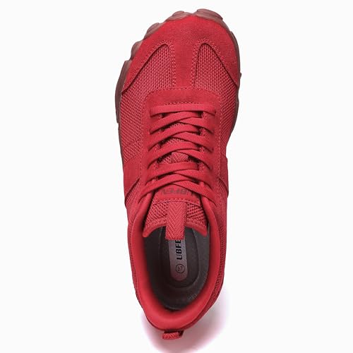 Image of UBFEN Womens Barefoot Shoes Mens Wide Toe Box Zero Drop Minimalist Sneakers | Laces Up, Lightweight, Breathable, Comfortable, Suitable for Walking, Travel, Light Hiking, Trail Running, Tennis, Daily Wear