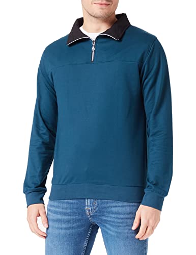 Preisvergleich Produktbild Trigema Herren 674801 Sweatshirt, Saphir, M EU