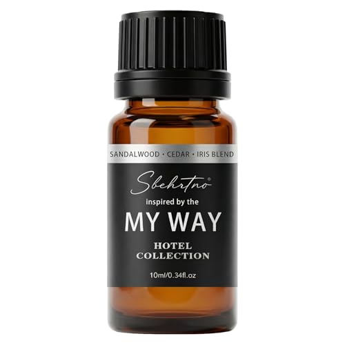 Sbehrtno My Way Diffuser Oil Luxury Hotel Collection Inspired by The 1 Hotel Miami Scent Sandalwood Cedar & Iris (0.34 Fl Oz (Pack of 1))