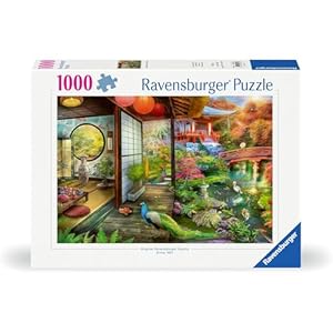 Ravensburger Japanese Garden Teahouse 1000 Piece Jigsaw Puzzle for Adults – 12000635 – Handcrafted Tooling, Made in Germany, Every Piece Fits Together Perfectly