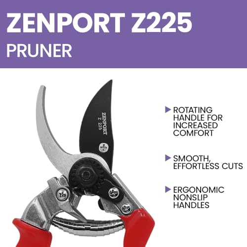Tijeras de podar Zenport Z225 mango giratorio 8.5 pulg miniatura 6