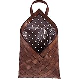 STOBAZA Retro Decor Vintage Decor 2pcs Wooden Wall Flower Basket Coffee Wooden Decoration Storage Home Decor Plant Decor