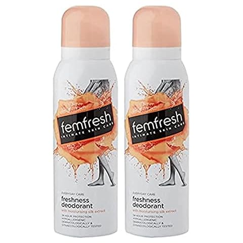 (TWO PACKS) Femfresh Everyday Care Freshness Deodorant Spray 125ml Cover