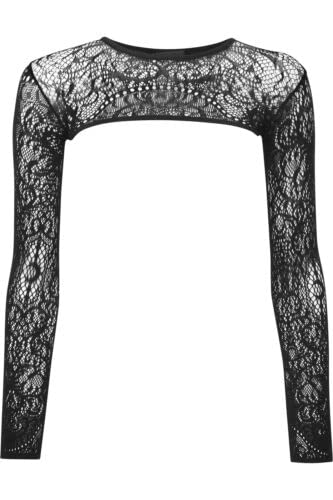 Killstar Eris Lace Bolero Black Long-Sleeve Goth One Size Alternative