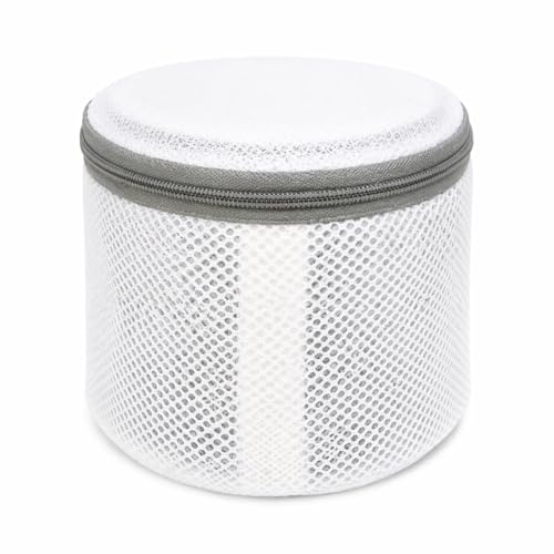 Laundry 360 Sanitized Mesh Wash Bra Bag for Delicates White Color | Protective Laundry Bag | Machine Washable Lingerie Net Bag
