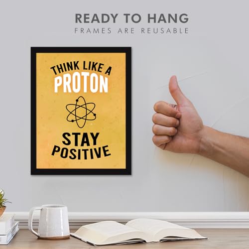 Image of Chaka Chaundh Engineered Wood - Motivational Quote Rectangular Frames - Inspirational Wall Quotes for OFFICE, STUDENT, STUDY ROOM - (14 X 11 Inches - Set of 4), Multicolor