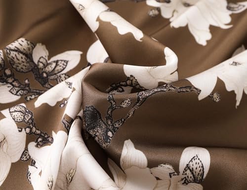Image of BABEYOND Kimono Robe Cover up Short Satin Floral Silky Kimono Blouse Loose Bachelorette Party Robe