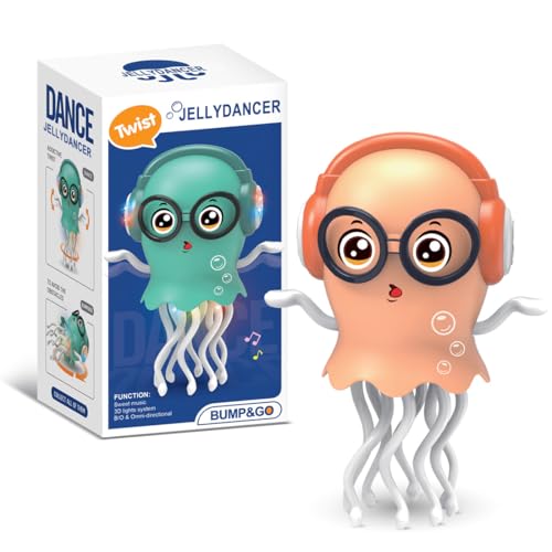 Image of Zonopy Baby Musical Toys Dancing Jellydancer, Baby Toys 6-12 Months Jellydancer, Fidget Gifts Magic Dancing Music Crawling Toys for 3 4 5 6 7 8 Year Old Boy Girl Kids Birthday Gifts, Easter Presents