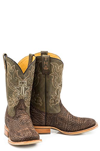 Tin Haul Men's Take No Bull Western Boot Broad Square Toe - 14-020-0007-0361 Br3