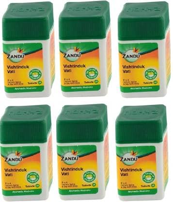 Vishtinduk Vati Tablet (40 Tablets each) pack of 6 (240 Tablets) ZANDU-image-37
