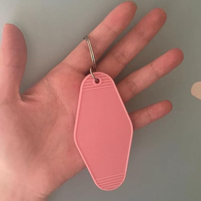 Image of 2pcs Golf Cart Keychain Plastic Retro Motel Golf Cart Key Chain for Women Men