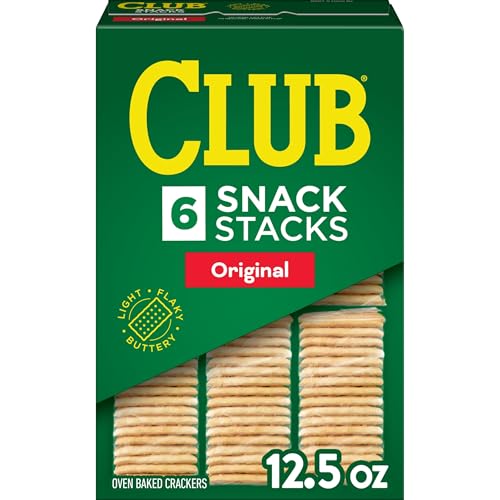 Image of Club Snack Stacks Crackers, Lunch Snacks, Original, 12.5oz Box (6 Stacks)