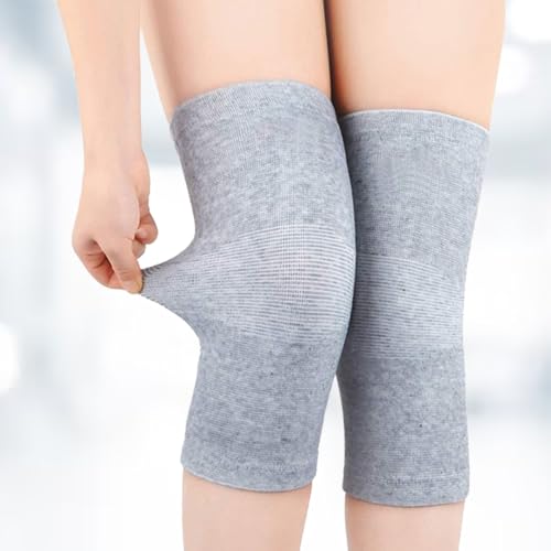 Image of Knee Cap Pair for Pain Relief & Knee Support | Compression Knee Sleeves & Braces for Gym, Sports, Workout, Running, Cycling & Exercise | Men & Women | M