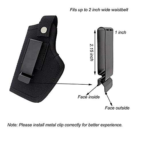 Depring Concealed Carry Holster And Double Mag Pouch For Right And Left Hand Draw Fits Subcompact To Large Handguns #TOP2