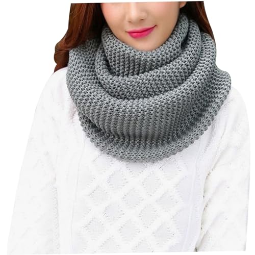 Scarf For Women, Loop Knitted Warm Scarf Thick Soft One Size Winter Scarf Comfortable Classic Fashion Chunky Scarf4