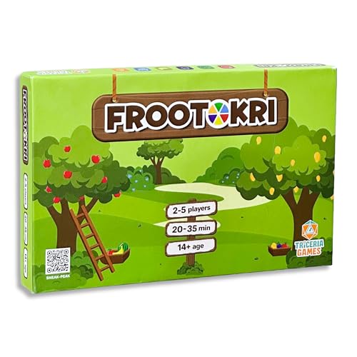 Image of Frootokri Card Game - Fun Family & Party Board Game for Kids, Teens & Adults | 2-5 Players | Quick to Learn in 3 Minutes | Travel Friendly