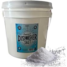 Home & Country USA Dishwasher Salt - Eco-Friendly, Residue-Free Cleaning Power 20 lb