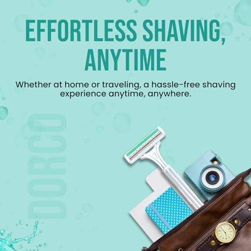 Image of Dorco Klass 2 TG702 Disposable Shaving Razors for Men | Lunbricating Strip | Twin Blade technology | Easy Cleaning | Smooth Shave | Razors for men | Pack of 25
