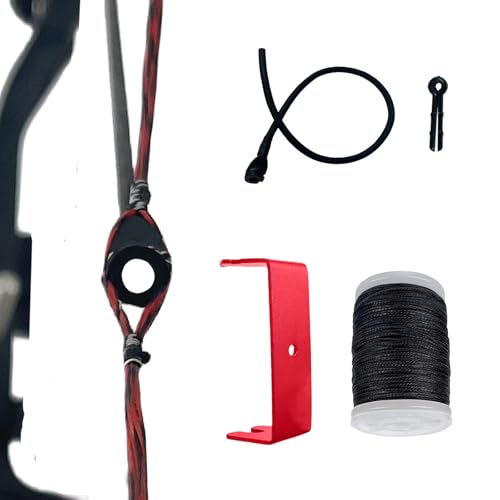 Archery Peep Sight Kit for Compound Bows with Splitter