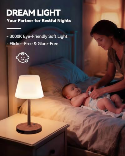 Image of SAIWEYA Outdoor Waterproof Shower Lamp, 5200mAh Rechargeable Bathroom Lamp