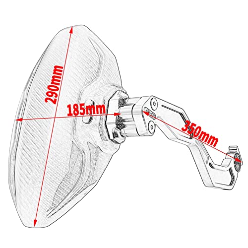 Garde-boue arrière en carbone pour Honda CB650R 2019-2021
