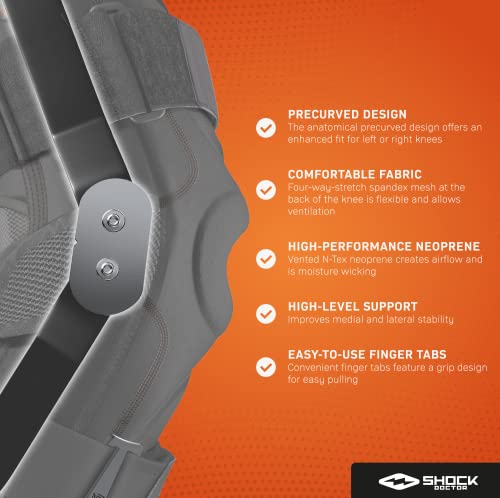 Shock Doctor PST, Tutore per Ginocchio Dual Hinges...