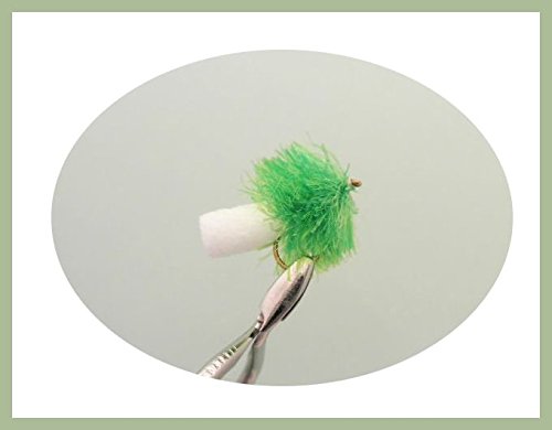 Stick Flies Blobfliegen 12er Pack – Zweifarbig, Größe 10, Für Forellen & Fliegenfischen Trout Fishing