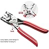 Sewing Kit with 100PCS Metal Buttons – Manual Pliers Tool Included,Manual Pressure Five Claw Buckle Pliers for Sewing with Fastener Tool for DIY Crafts,S Ewing,Clothes (Type C) #3