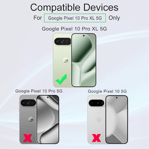 Image of Ibywind For Google Pixel 10 Pro XL 5G, 2 Pack Screen Protector, 9H Hardness Tempered Glass[Military-Grade Protection],With 1Pc Camera Lens Protector,[Anti-Scratch][Anti-Shatter]