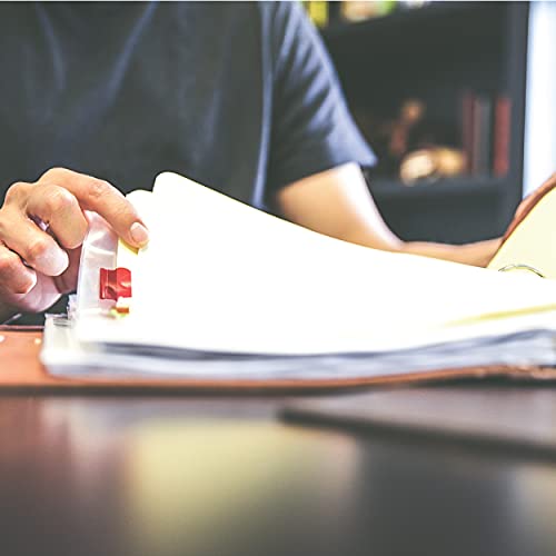 Rustic Leather Binder Handmade By Rustico In The Usa, Handsewn,Thick, Rich Top-Grain Leather, 3 Ring Spine, 1.5" Rings, Protect And Store Important Documents (Thick Cinnamon & Dark Brown) #TOP6