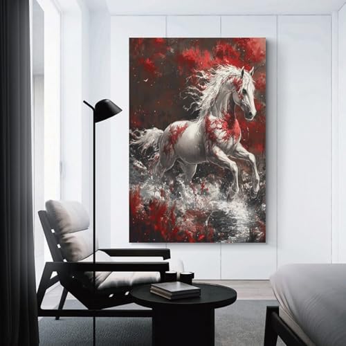 Lienzo cuadro de caballo alta nitidez para pinturas murales salon 3