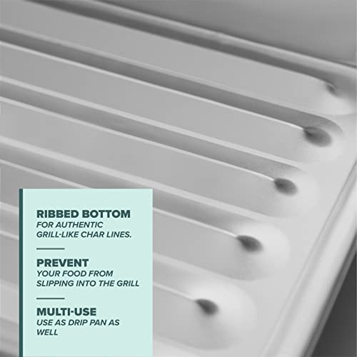 20 Pack Disposable Aluminum Grill Liners Toppers