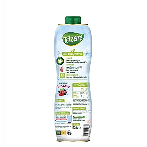 Tefal – Jarabe Mega Granadina 130 cl – Juego de 3