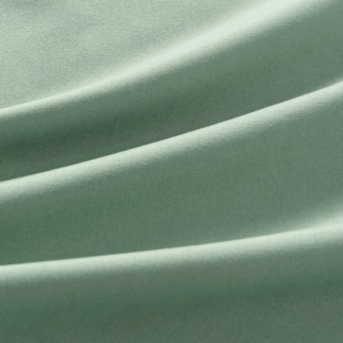 Image of Body Pillow Pillowcase with Zipper 1 piece,Light Sage Green,20 inchx54 inch | Body Pillow Cover with Zipper,Long Pillow Case,Cozy Microfiber Body Pillow Case Cover