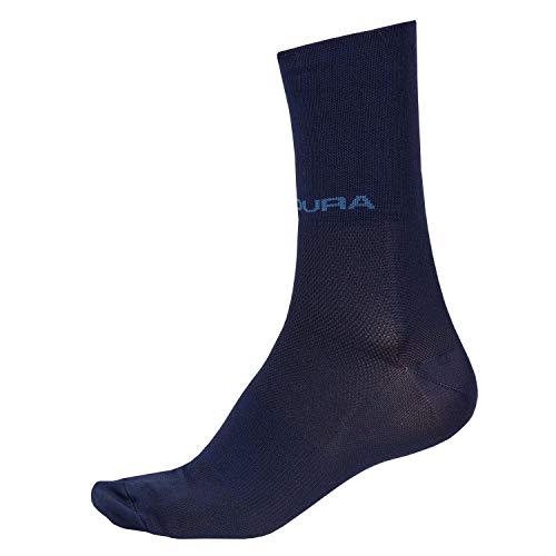 Endura Meia de ciclismo masculina Pro SL – Azul marinho, Grande/GG