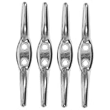 OUNONA 4 Piezas Enrollador De Cable para Electrodomésticos Persiana Accesorios Ganchos Tacos De Cuerda Ciega Cornamusa Francesa Cornamusa para Kayak Ventana Cortinas Metal