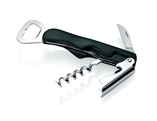 Cuchillo Camarero, cromado – con mango de plástico en color negro