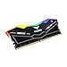 TEAMGROUP T-Force Delta RGB DDR5 Ram 32GB (2x16GB) 6000MHz PC5-48000 CL38 Intel XMP 3.0 & AMD Expo Compatible Desktop Memory Module Ram Black FF3D532G6000HC38GDC01