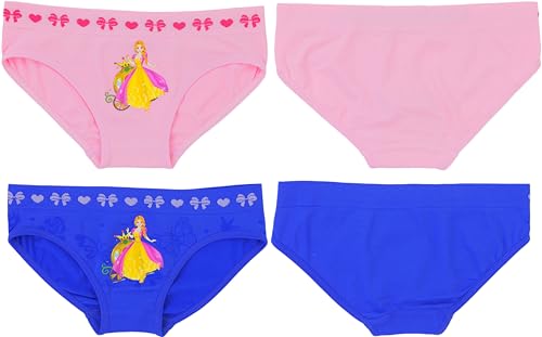 ToBeInStyle Girls’ Pack of 6 Adorable Microfiber Stretch Classic Bikini Panty Underwear4