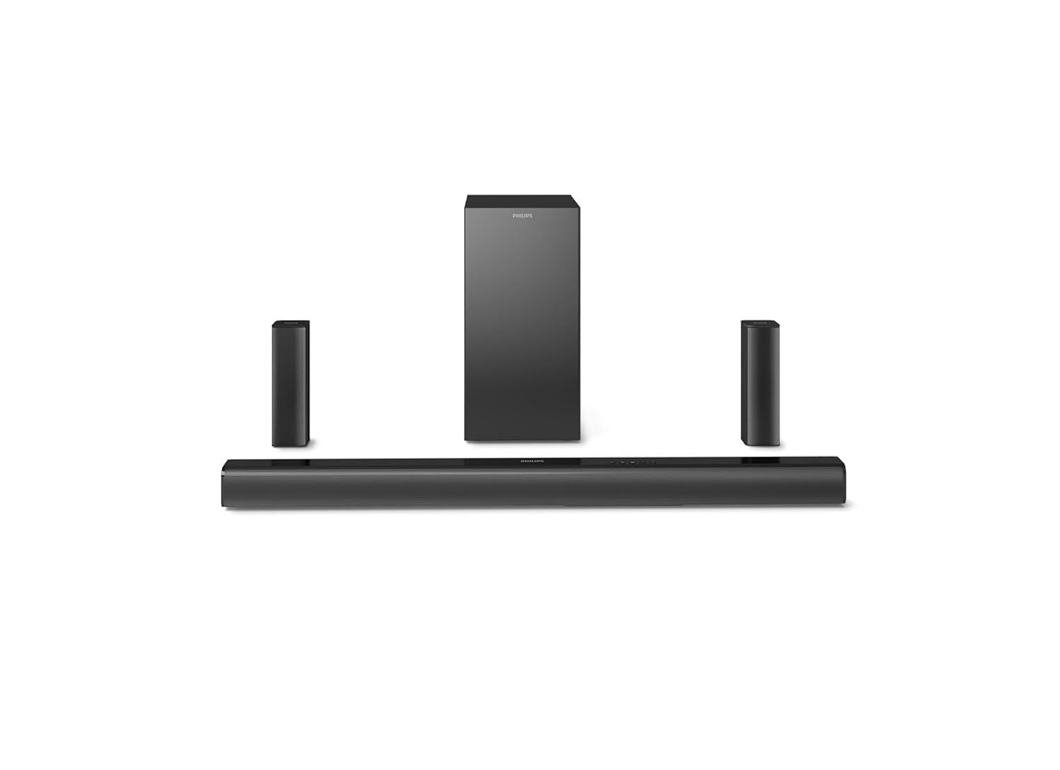 PHILIPS TAB4518 Soundbar: 5.1 CH 240W Wireless Subwoofer & 2 Rear Satellite Speakers, HDMI ARC, Bluetooth – Bass Boost, Easy Setup-image-40