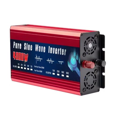 Inversor de corriente de 12V 220V y 5000W convertidor de voltaje para coche 3