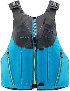 NRS Women's Nora Type III Boating Life Jacket Vest Personal Flotation Device with Large Storage Pockets, XL/XXL, Teal