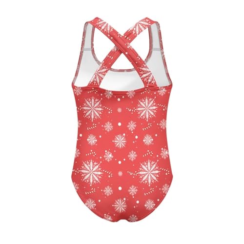 Image of Kid One Piece Swimsuit with Cross Back Girls Summer Sleeveles Swimwear for 5-14 Years